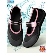 Bergman Kelly Little Kids Water Shoes (Size 11-4), Adorable Beach Shoes for Girls, US Casual Shoes